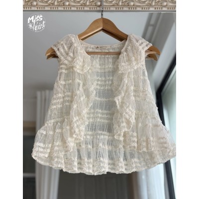 Miss Point Lamb's Flower Basket Vest(Reservation/Full Payment Without Shipping)